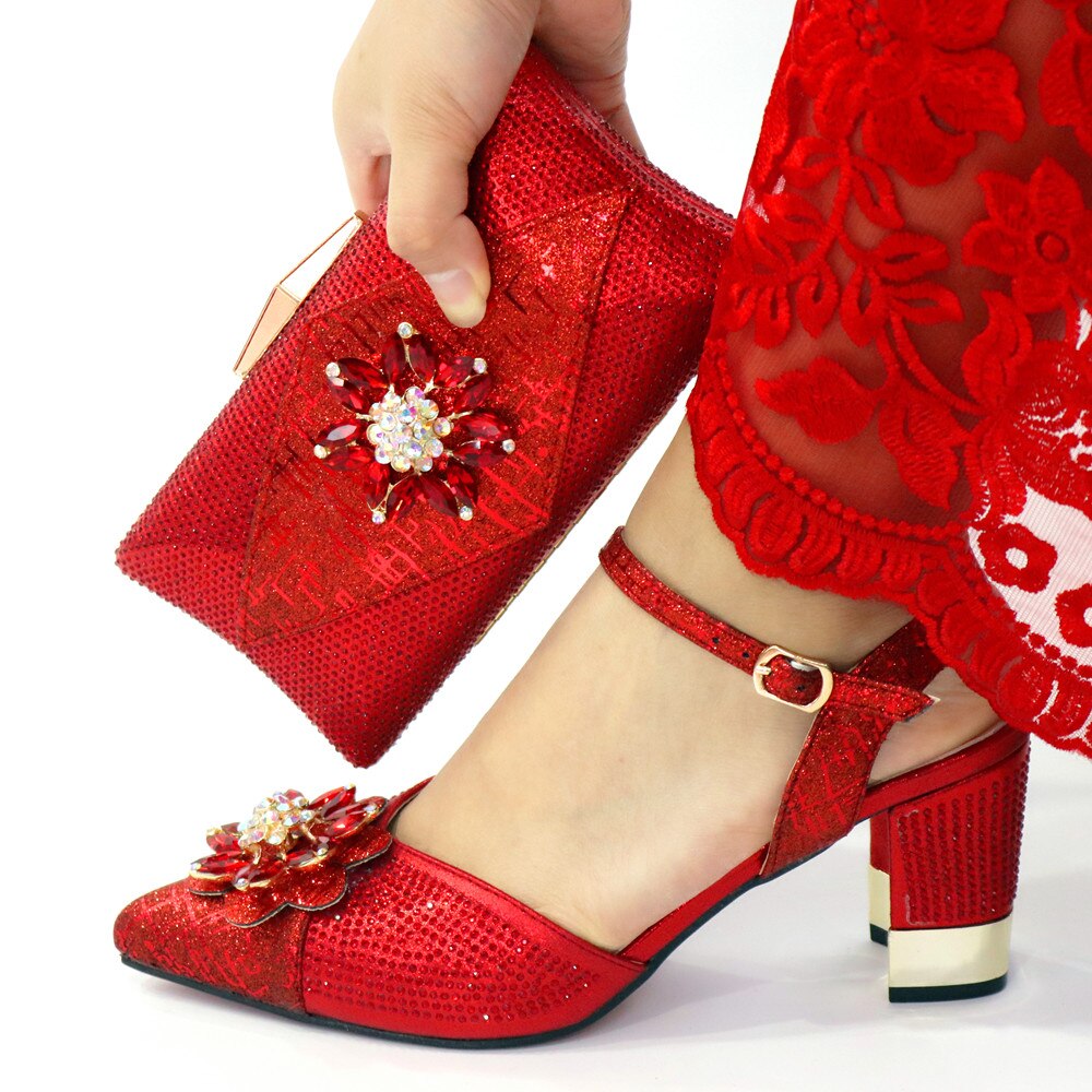 Shoes and bag sets cryst