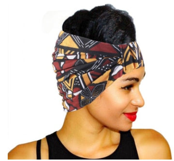 African Print Head Band