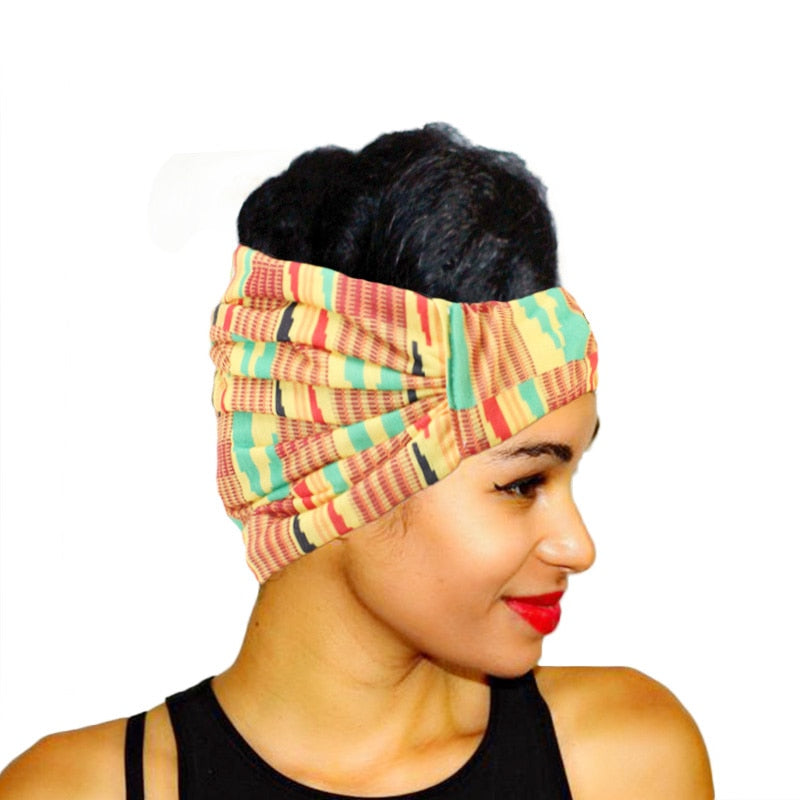 African Print Head Band