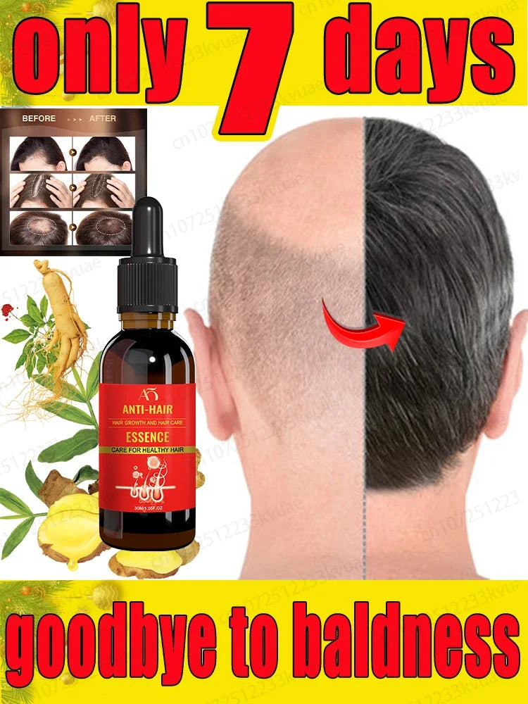 Rapid hair growth essential oil, repair baldness