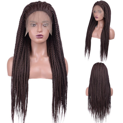 Synthetic Braided Wigs Lace Front Wigs With Baby Hair for Women Box Braid Wigs Long Lace Frontal Cornrow Braided Wig