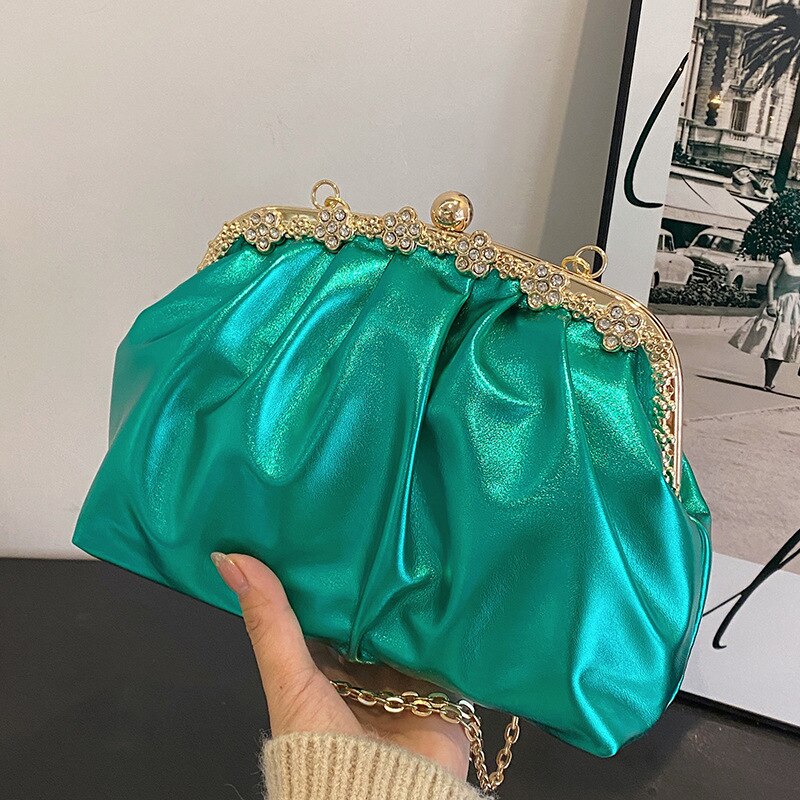 Luxury Diamond Women Purses and Handbags Designer Party Clutch Bag Chic Female Wedding Evening Bag Small Chain Shoulder Bag