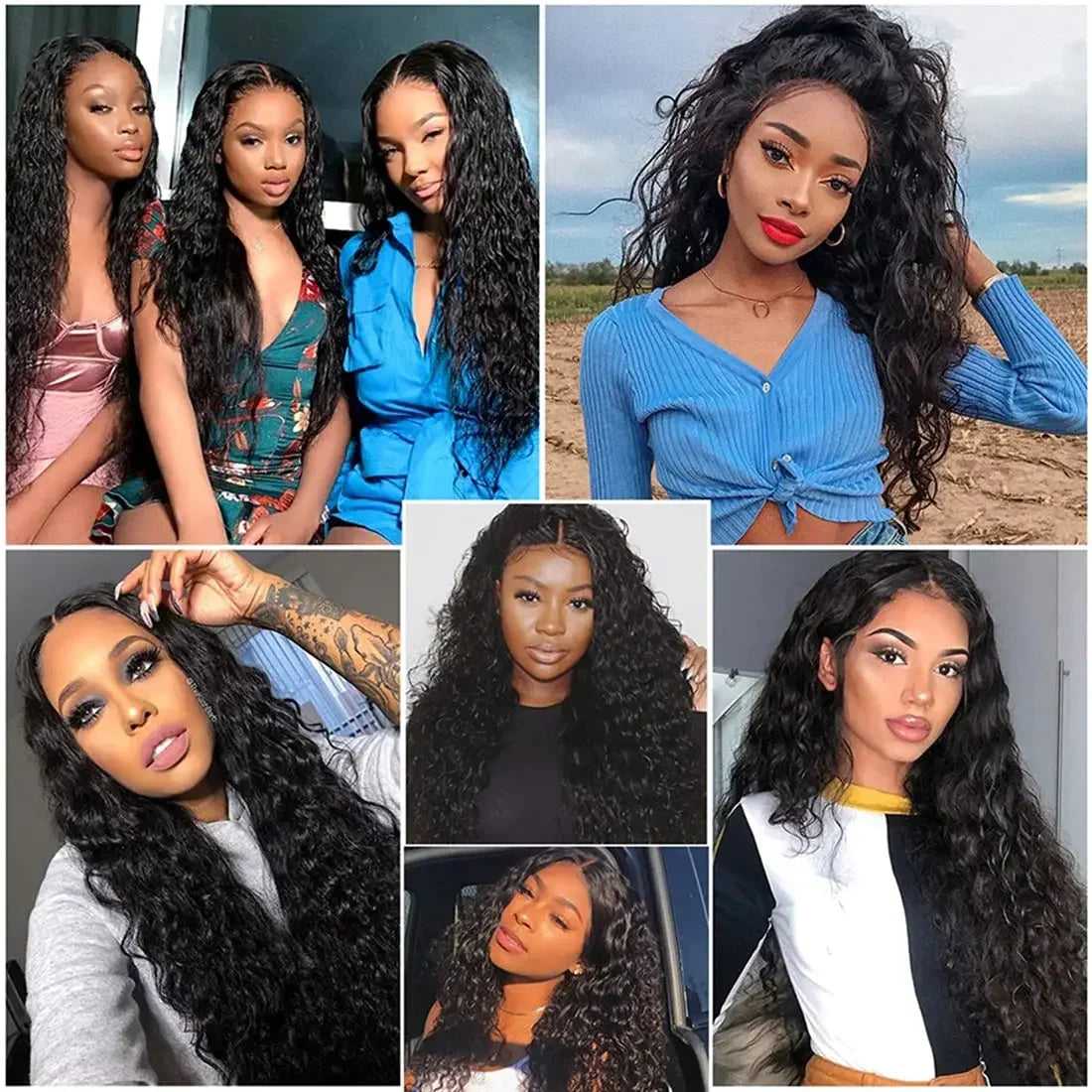 Deep Curly Lace Wigs For Black Women 13X4X1 T Part Synthetic Lace Wig Pre Plucked with Baby Hair Straight Wavy Kinky Curly Wigs