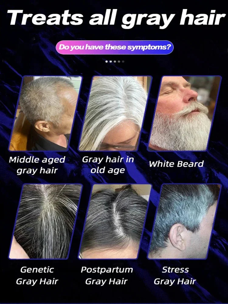 Anti Gray Hair Serum Remedy White Darkening Products