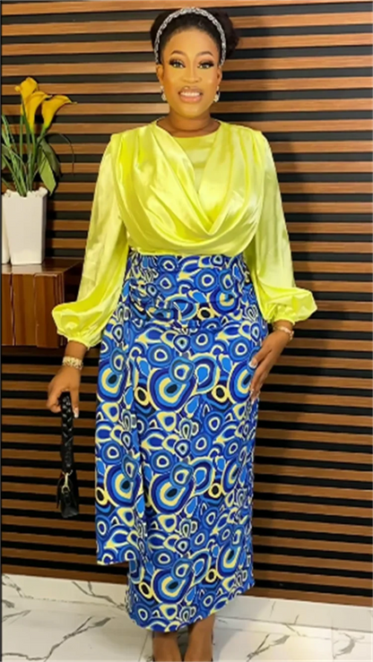 MD Plus Size African Elegant Party Dresses for Women 2023 New Fashion Chiffon Maxi Long Dress Kaftan Muslim Gown Ladies Clothing