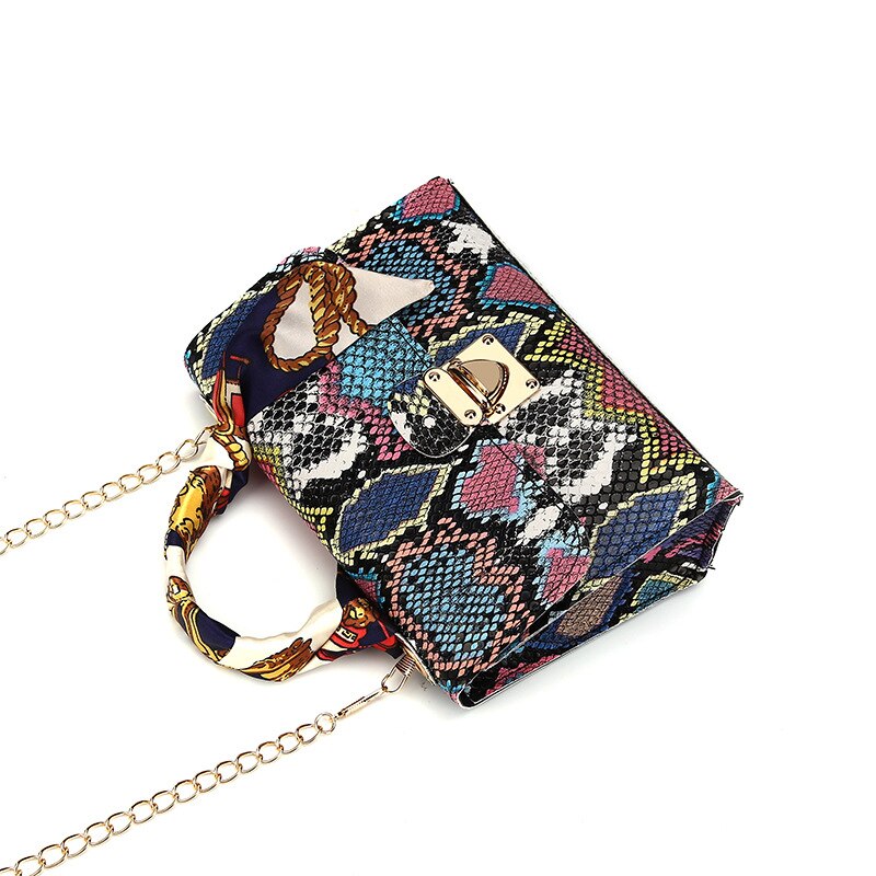 Women Bag New Fashion Silk Scarf Shoulder Messenger Crossbody Bag Mobile Phone Luxury Designer Purse Hand Bags for Women