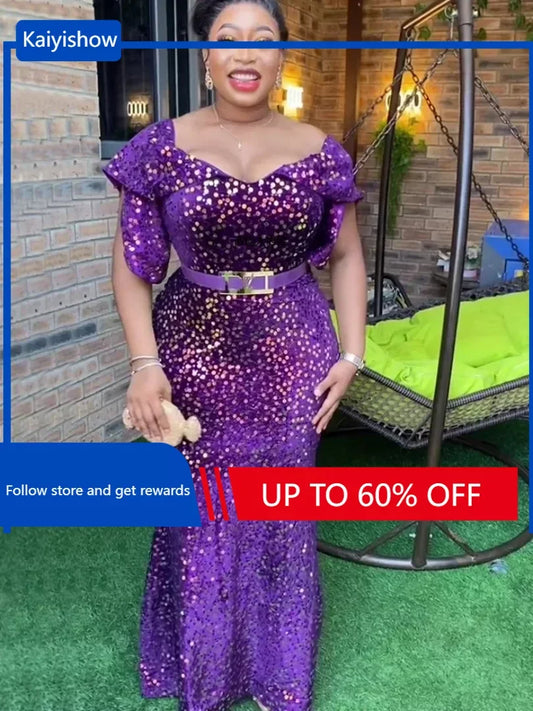 Elegant African Evening Dresses for Women Plus Size Turkey Wedding Party Long Dress Dashiki Ankara Outfits Robe Africa Clothing