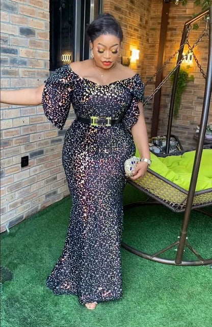 Africa Clothing 2024 Elegant African Evening Dresses for Women Plus Size Wedding Party Long Dress Dashiki Ankara Outfits Robe