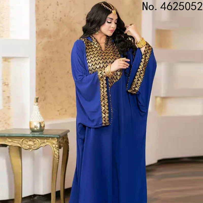 dress Dubai Luxury Evening Dresses Women Abaya Dubai Turkey Islam Kaftan Muslim African Hooded Dress Robe Djellaba Femme