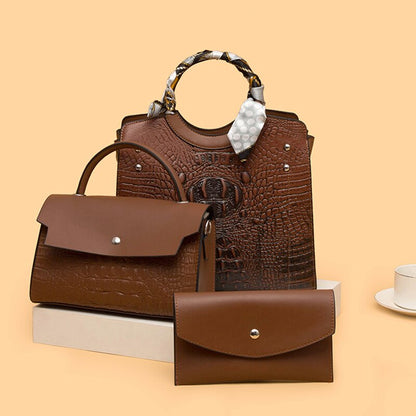 Leather luxury bag