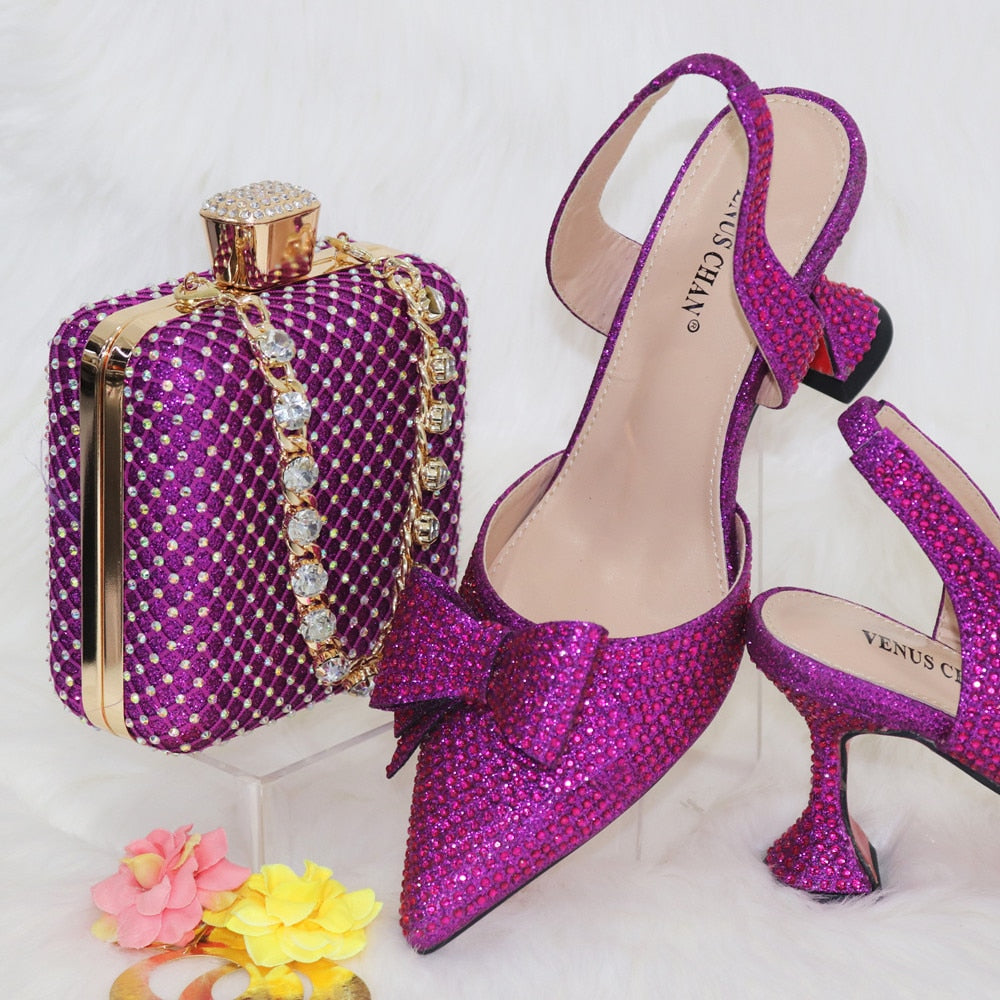 Matching shoes & bag set