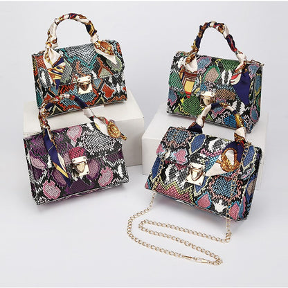 Women Bag New Fashion Silk Scarf Shoulder Messenger Crossbody Bag Mobile Phone Luxury Designer Purse Hand Bags for Women