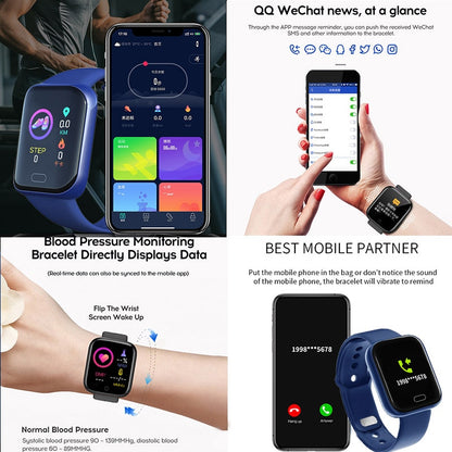 Smart Watch For Kids Waterproof Child Smartwatch Men Women Sport Fitness Tracker Heart Rate Digital Watch For apple watch reloj