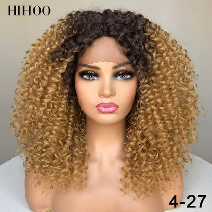 Lace Front Wigs Synthetic Short Hair Body Wave Wig For Women Preplucked Heat Resistant Fiber Hair Lace Front Wig Red Cosplay