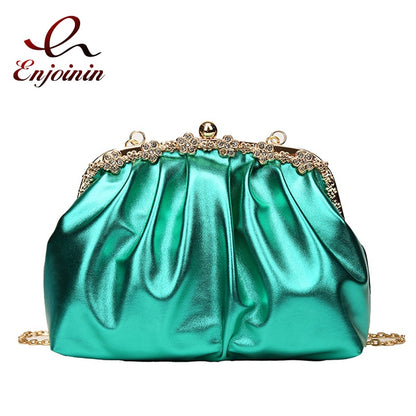 Luxury Diamond Women Purses and Handbags Designer Party Clutch Bag Chic Female Wedding Evening Bag Small Chain Shoulder Bag